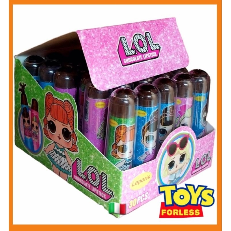 LOL Lipstick Chocolate Candy 30pcs. Shopee Philippines