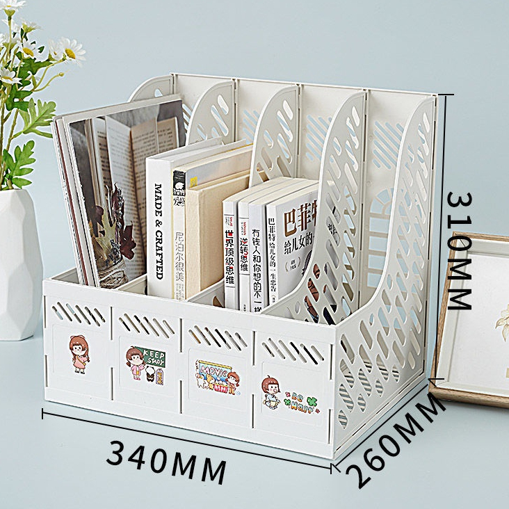 Four Layer magazine case/rack/organizer/storage,paper,book,file,plastic ...
