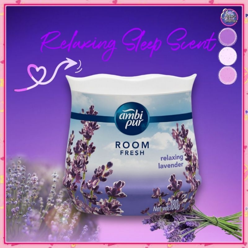 AMBI PUR Relaxing Lavender Gel Fresh 180g-Ambi Pur Gel Fresh Air Refreshing  Gel Provide Scent in Your Room