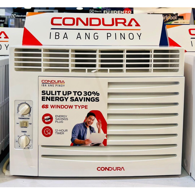Brand New Condura WCONZ010EC1 1.0hp Windowtype Aircon with Timer (Top