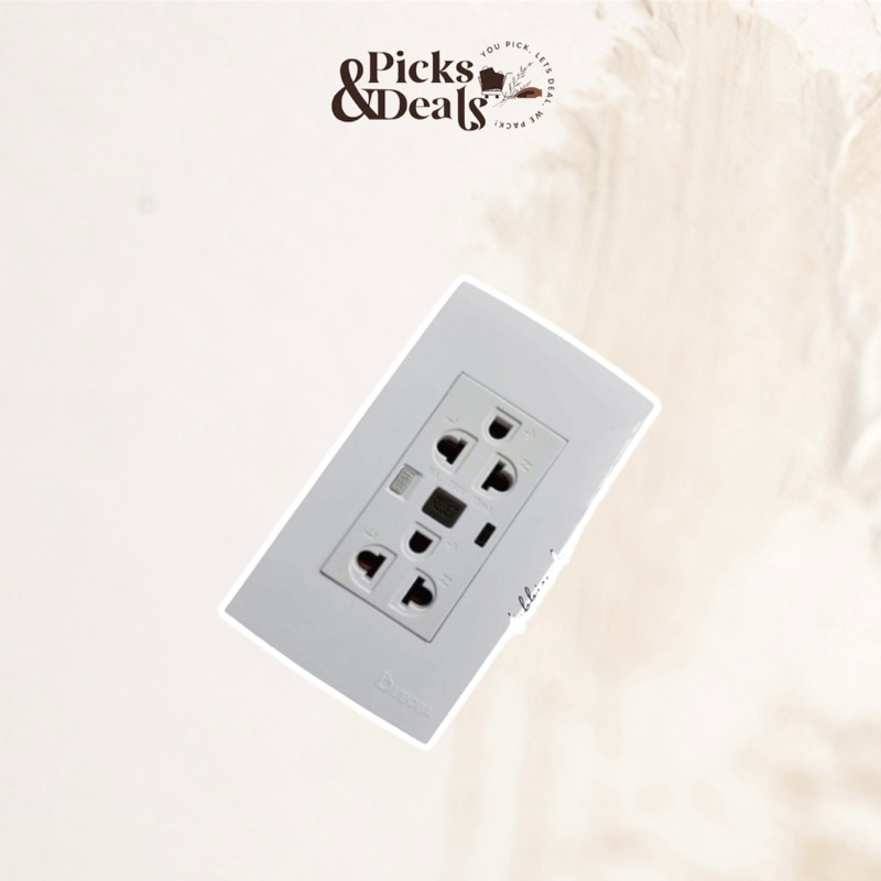 PND Delta Lighting Ground Fault Circuit Interrupter 16A Outlet GFCI