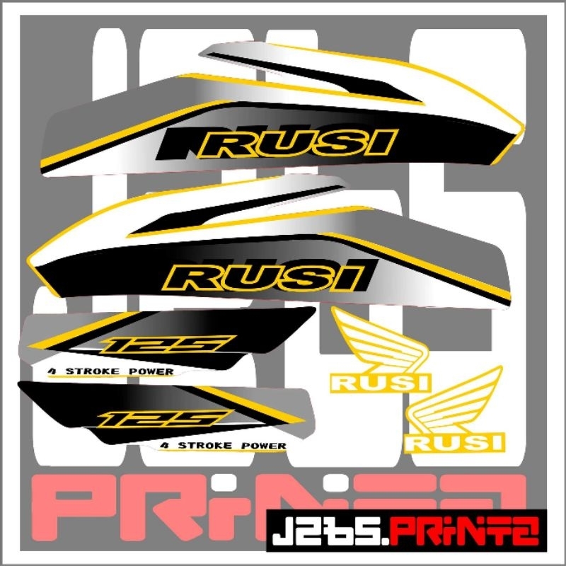 Rusi tc 125 150 175 tmx concept decals | Shopee Philippines