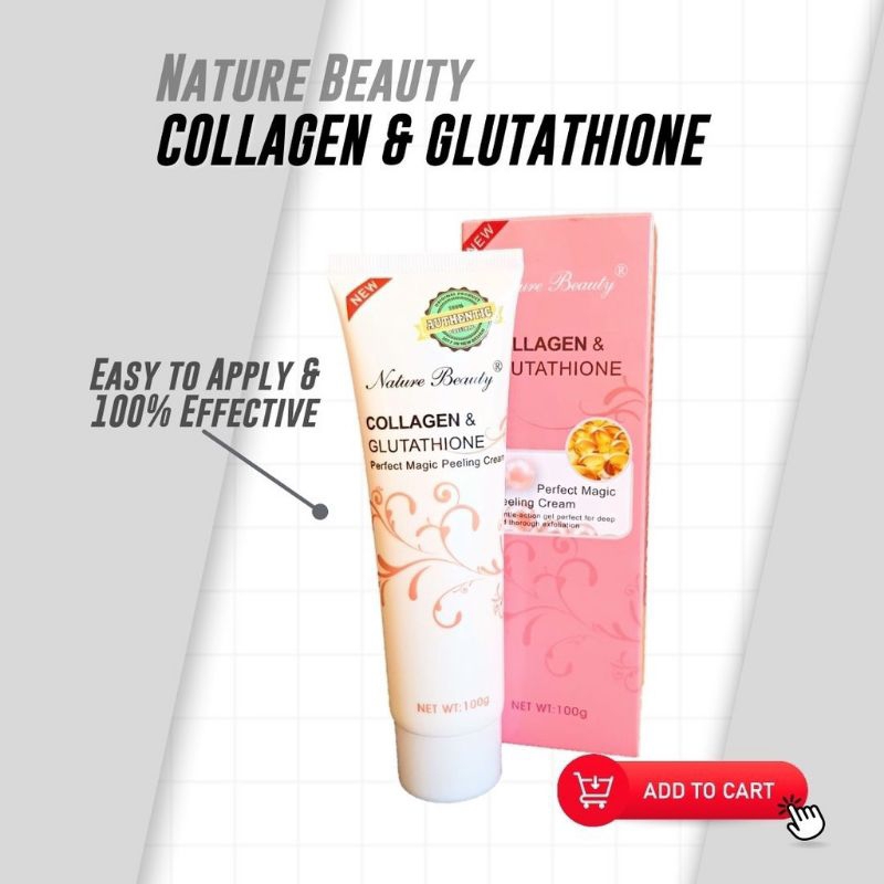 NATURE'S BEAUTY COLLAGEN AND GLUTATHIONE PERFECT MAGIC CREAM (Green Logo  Authentic | Shopee Philippines