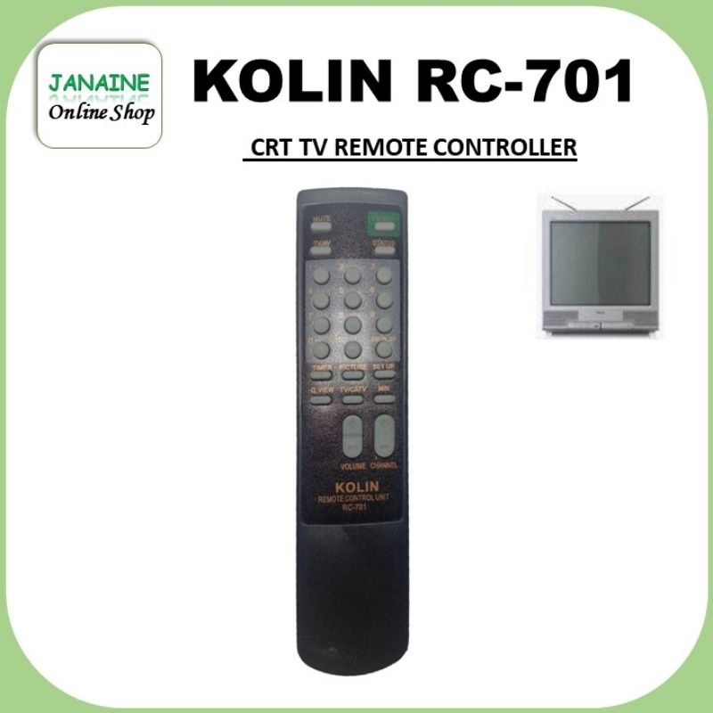 KOLIN RC-701 REMOTE CONTROLLER FOR CRT TV | Shopee Philippines