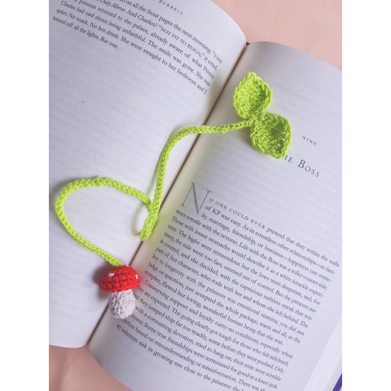 Mushroom Bookmark Crochet Shopee Philippines
