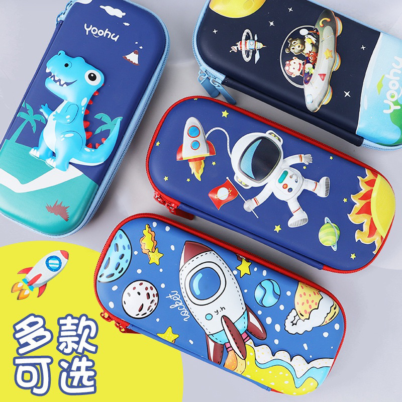 Children's Cartoon EVA Pencil Case 3D Pencil Case Anti-fall Pencil Box ...