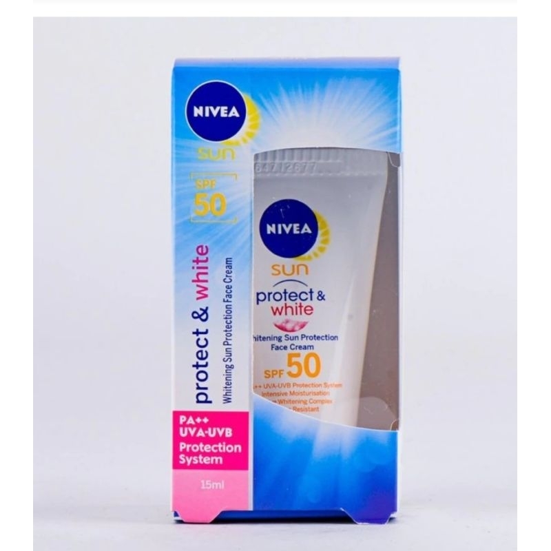 NIVEA SUN PROTECT WHITENING SUN PROTECTION FACE CREAM spf50 Shopee