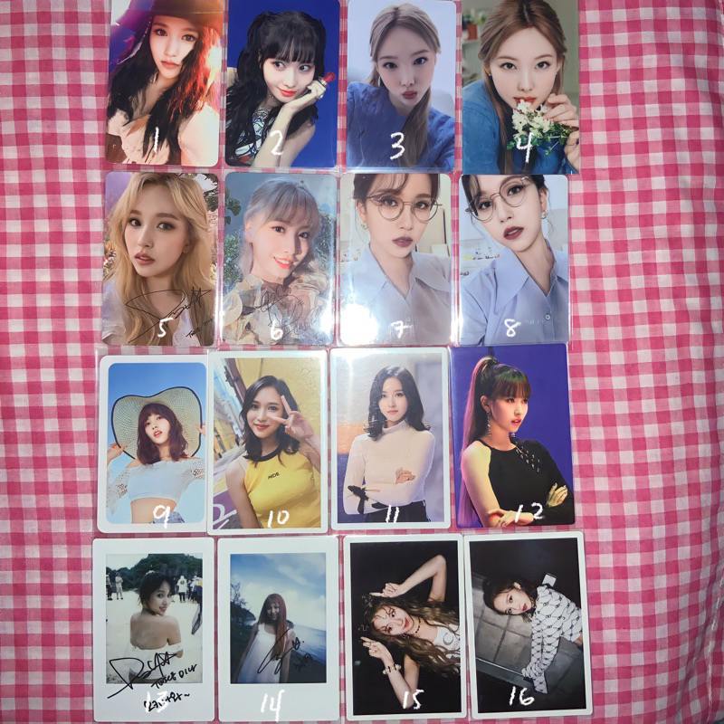 Twice Mina Chae Signed More&More Jjirit Eyes Wide Open Formula Of Love ...