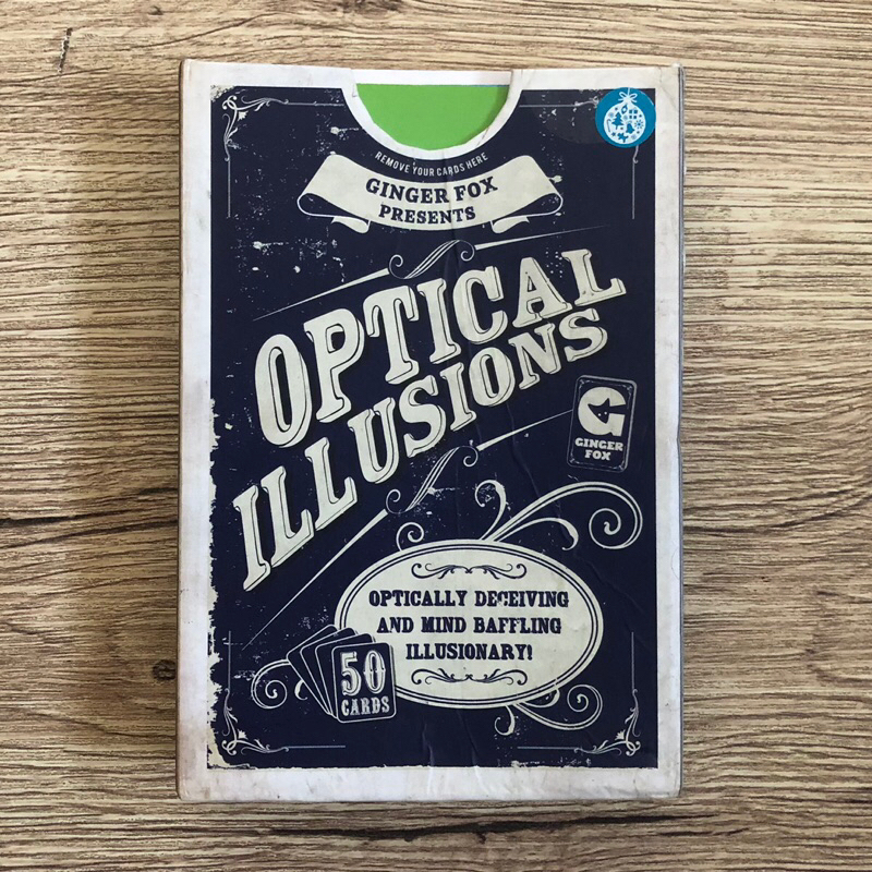 Ginger Fox Optical Illusions Card Game | Shopee Philippines