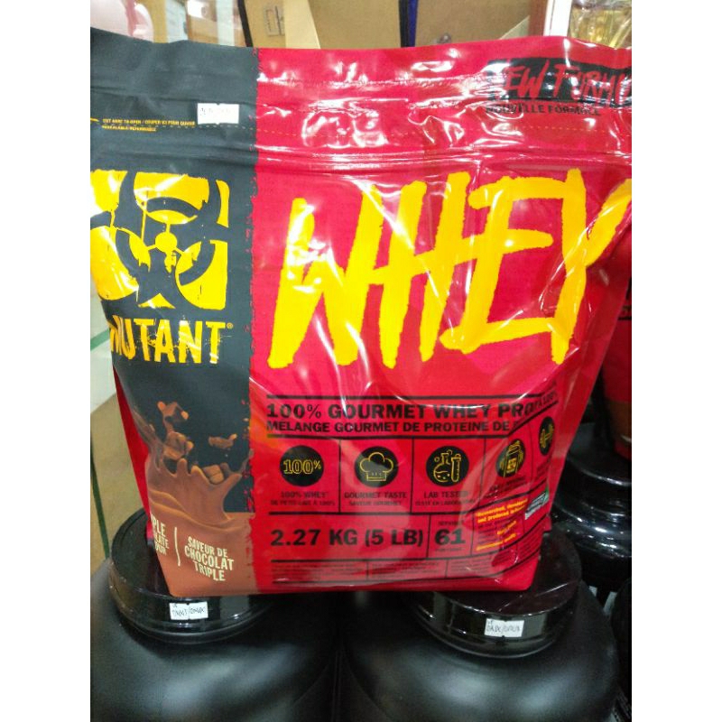 Mutant Whey Protein Triple Chocolate 5lbs Shopee Philippines