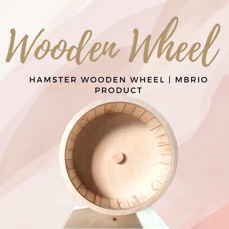 Wooden Hamster wheels (Waterproof) Shopee Philippines