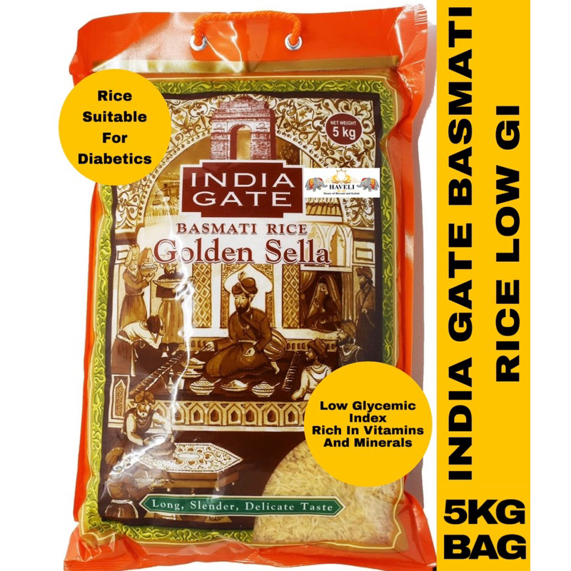 5Kg India Gate Basmati Rice Low Glycaemic Index Rice keeps Blood