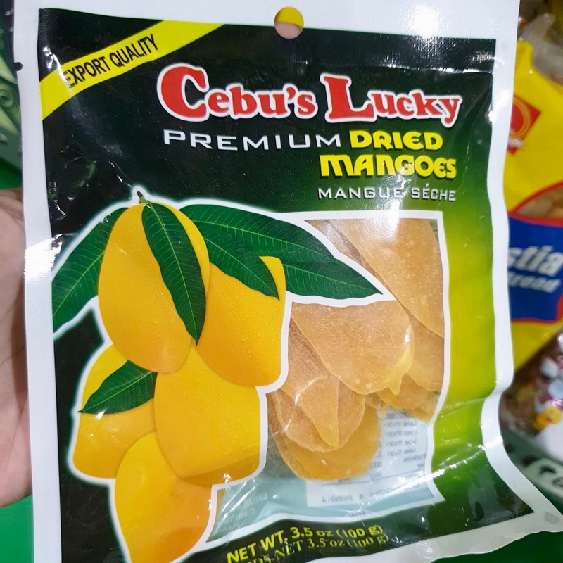WHOLESALE (1 BOX 100pcs, 100g/pack) Cebu's Lucky Dried Mangoes, Joanna Brand, Philippine brand