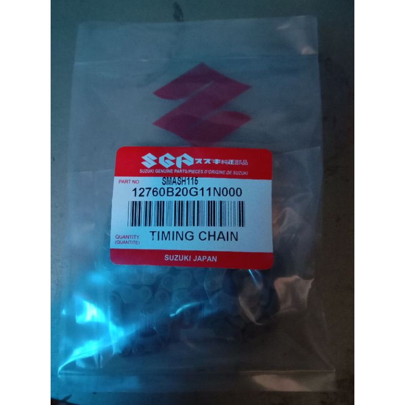 Suzuki genuine timing chain for( Suzuki smash115/GD110)2*3*92 | Shopee ...