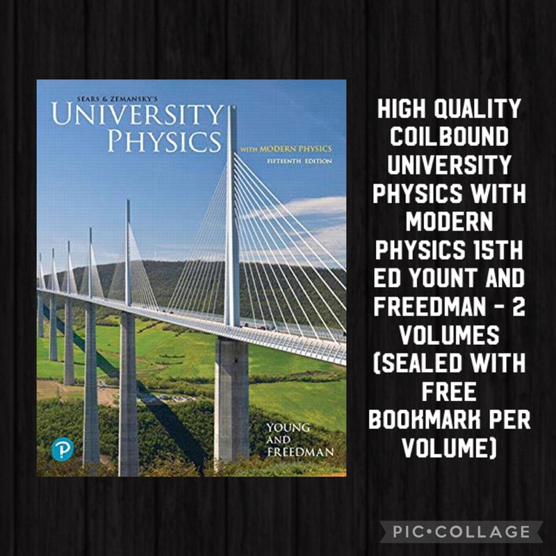 University Physics With Modern Physics 15th Edition Young Freedman ...