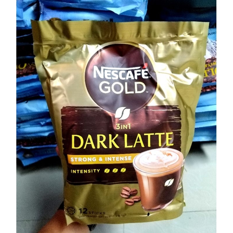 Nescafe Gold Dark Latte(strong and intense) Shopee Philippines