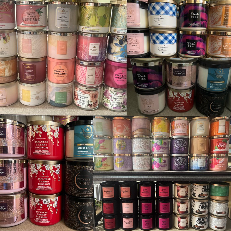 Bath & Body Works 3Wick Candle Shopee Philippines