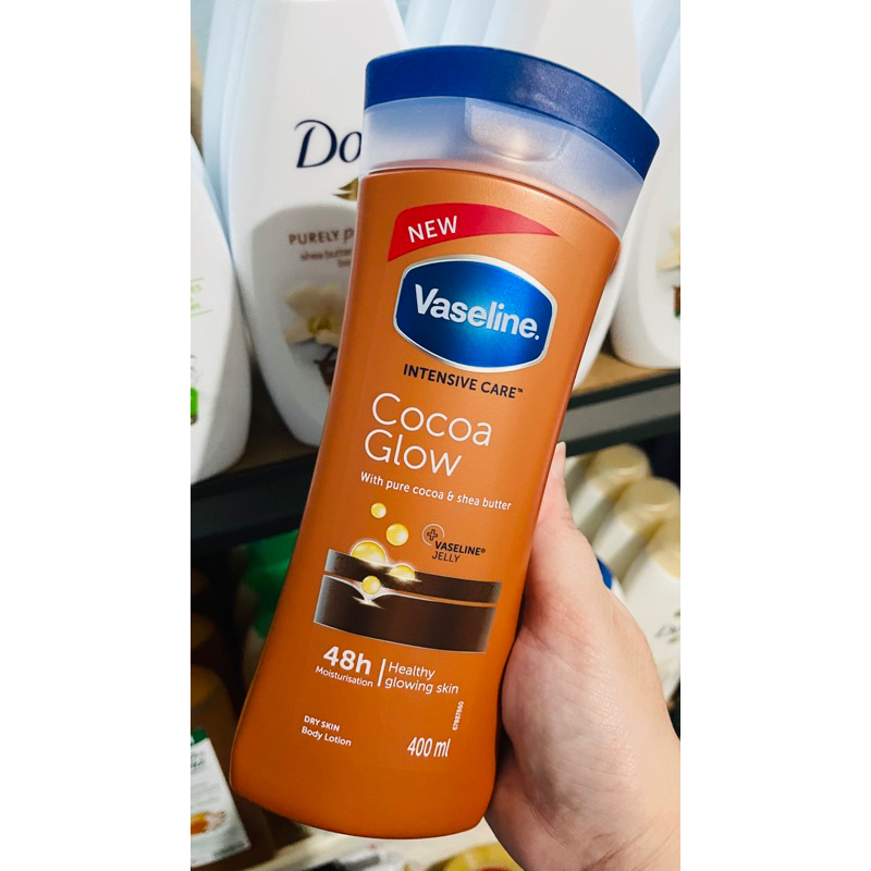 Vaseline Cocoa Glow Body Lotion 400mL Shopee Philippines