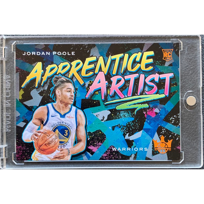 Jordan Poole 2019-20 Panini Court Kings Apprentice Artist Rookie buy Citrine /49