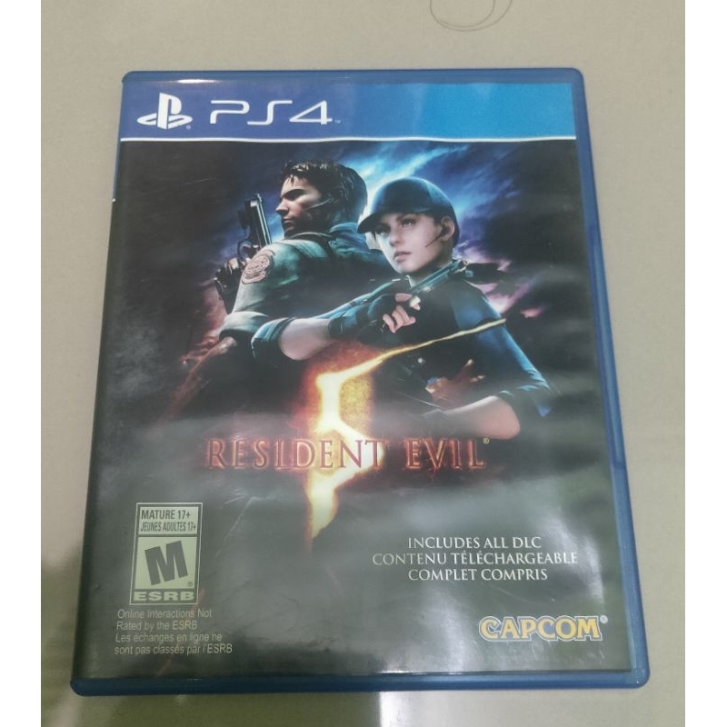 Resident Evil 5 Ps4 Cd Game Shopee Philippines