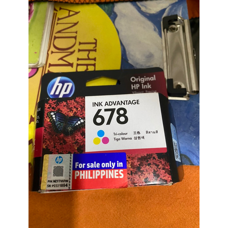 HP 678 TriColor Original Ink Cartridge Shopee Philippines
