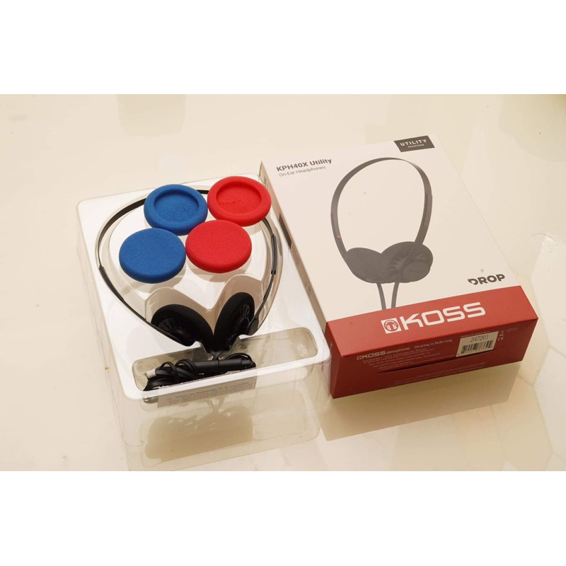 Koss KPH40X Utility Headphones Drop Massdrop Edition (KPH40) Shopee