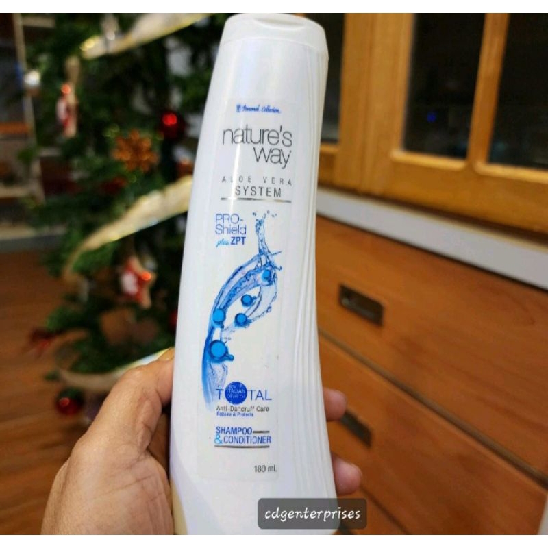 PC Nature's Way ALOE VERA SYSTEM TOTAL Anti- Dandruff Care Shampoo ...