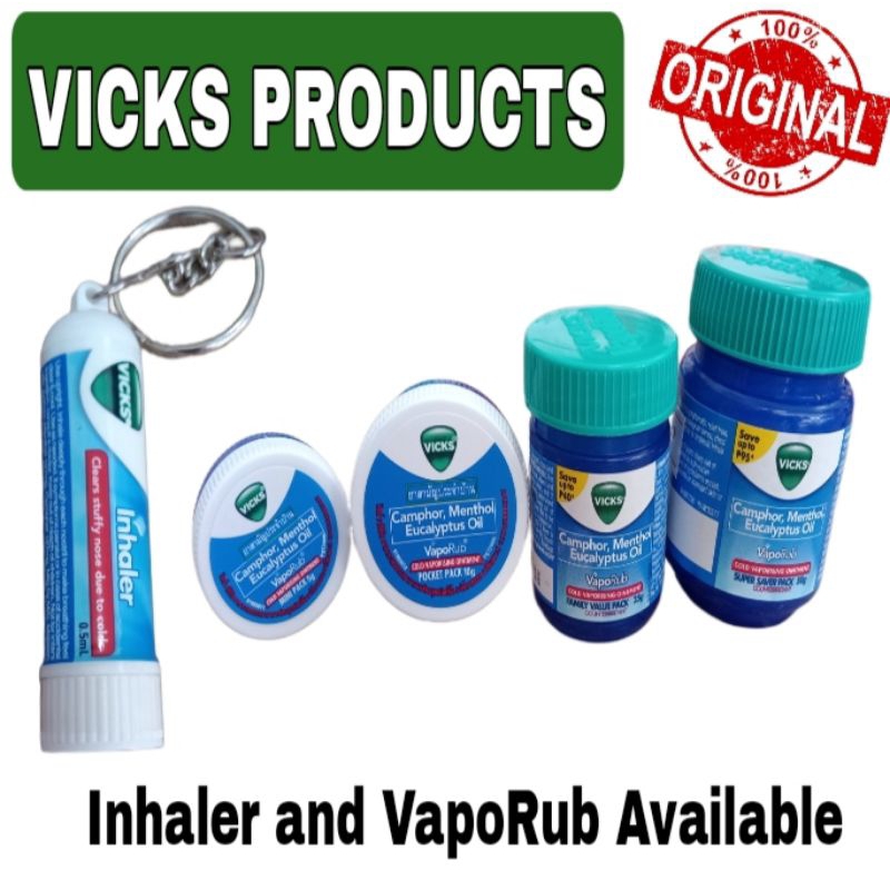 Vicks Inhaler And VapoRub (Available All Sizes) | Shopee Philippines