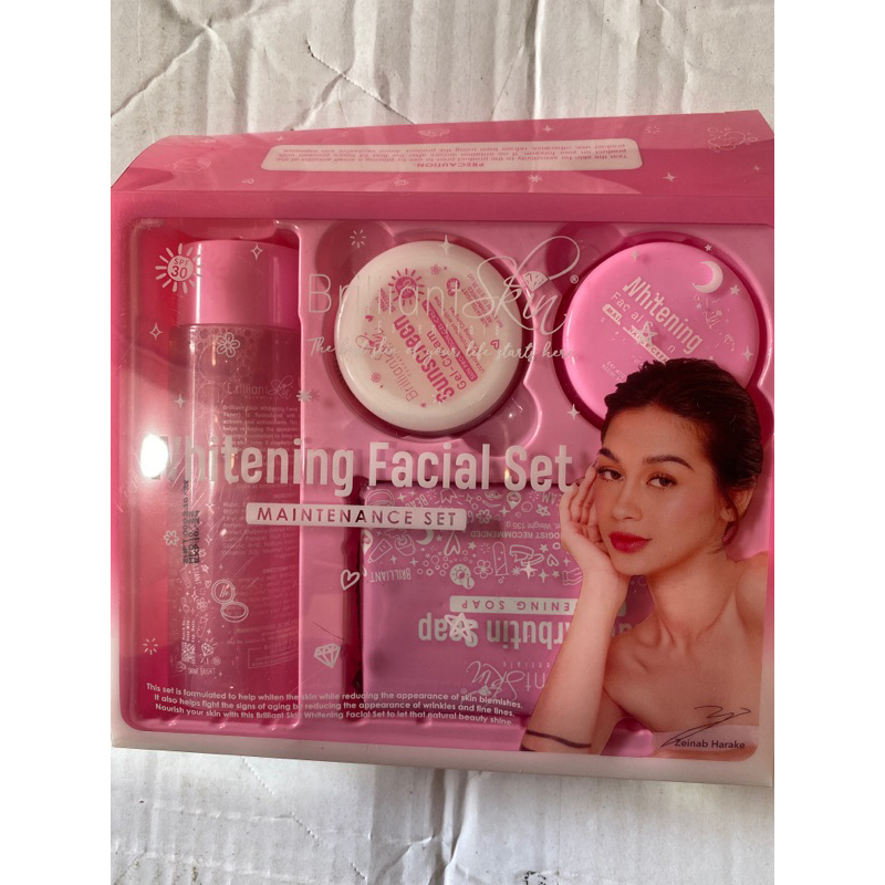 Brilliant Whitening Facial Set | Shopee Philippines