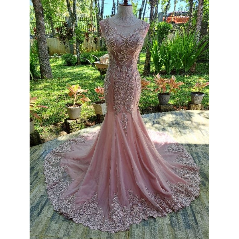 Girls' Mermaid Sequined Birthday Princess Dress Beauty Pageant Dress