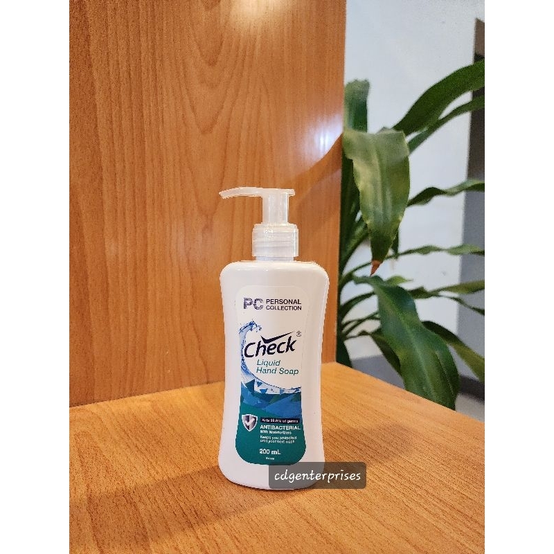 PC CHECK LIQUID HAND SOAP ANTIBACTERIAL WITH MOISTURIZER 200ML | Shopee ...