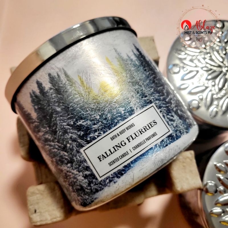 Falling Flurries 3 Wick Candle by Bath & Body Works Shopee Philippines