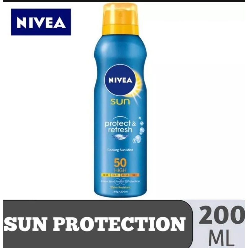 Nivea Sun Protect And Refresh Spray Spf 50 High 200ml Cooling Sun Mist Shopee Philippines 1450