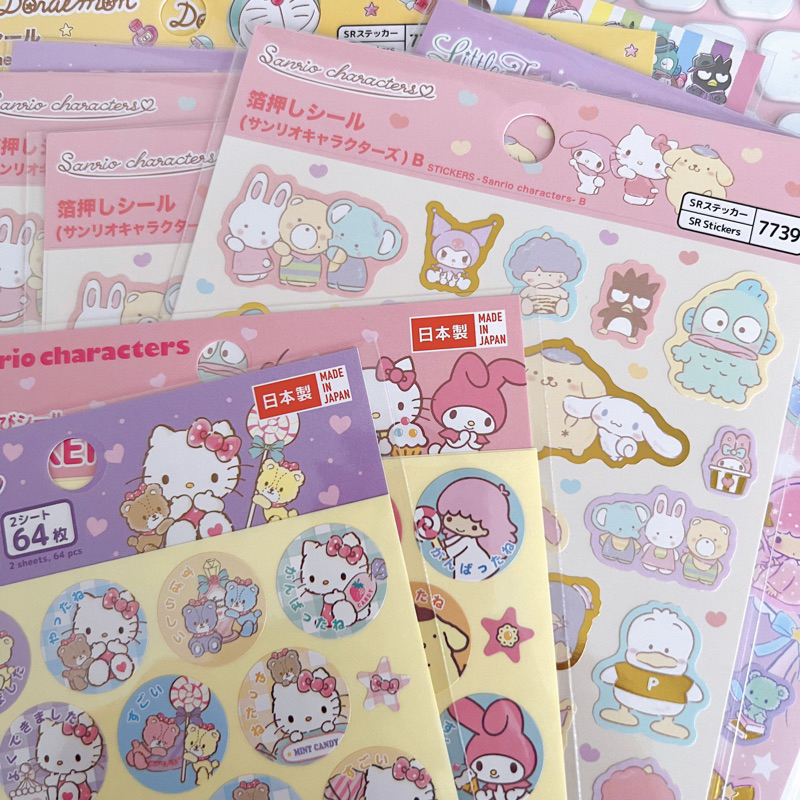 Daiso Korea / Japan Sanrio Stickers (Original) | Shopee Philippines