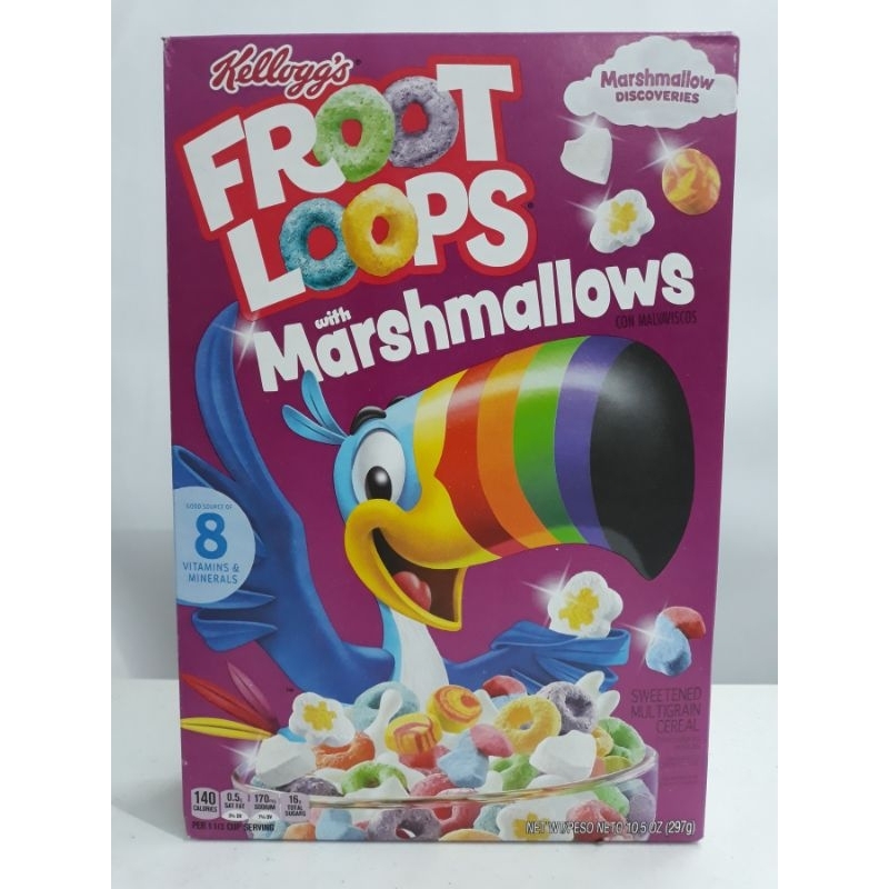 Kellogg's Froot Loops With Marshmallows (297g) 