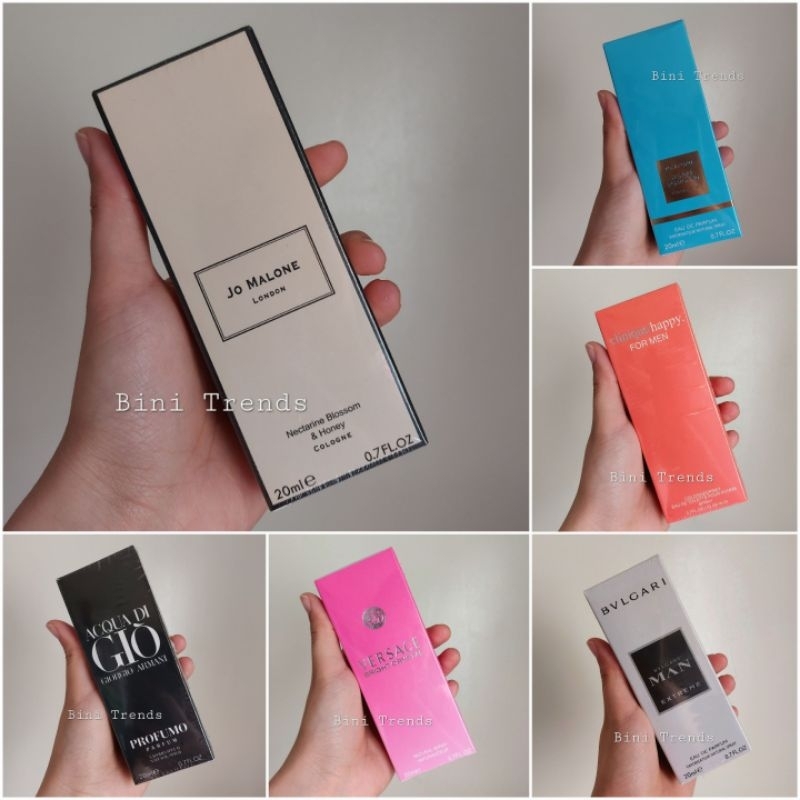 US TESTER PERFUMES 20ml Decant Perfumes Authentic Mini Perfume for Men