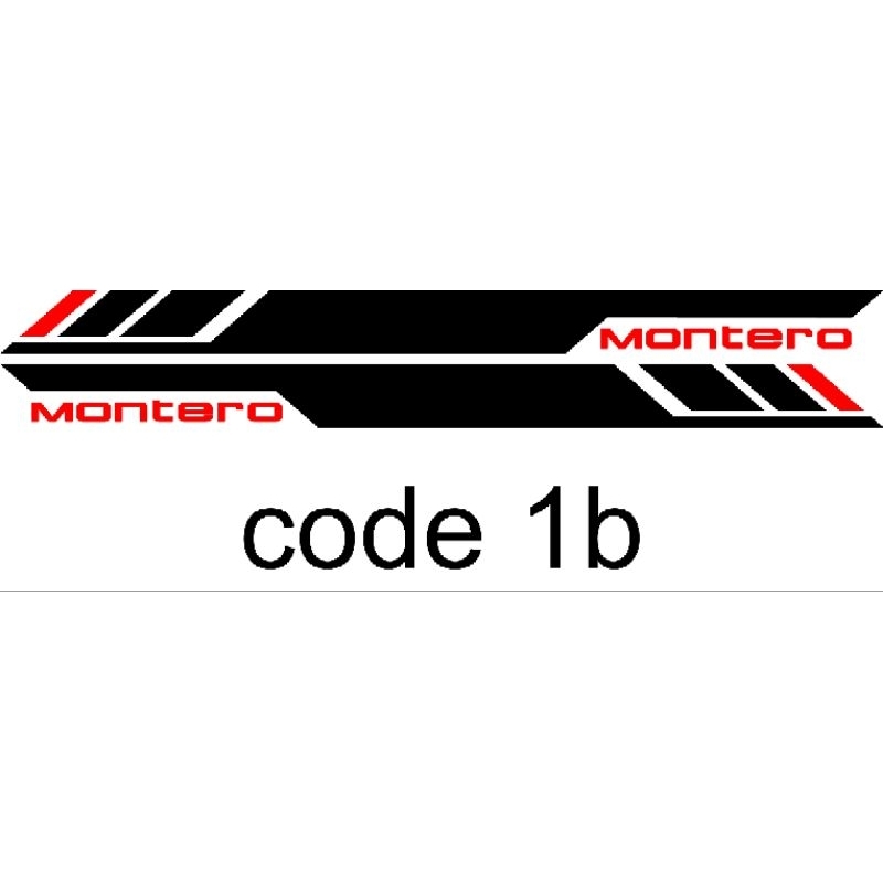 mitsubishi MONTERO SPORTS body sticker 2 | Shopee Philippines
