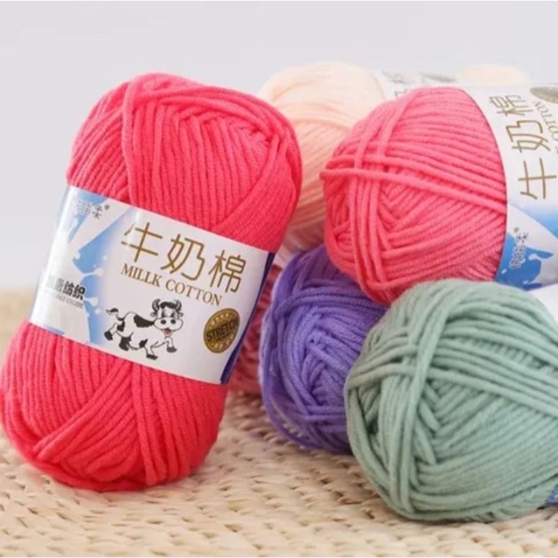 Milk Cotton Yarn 5 ply | Shopee Philippines