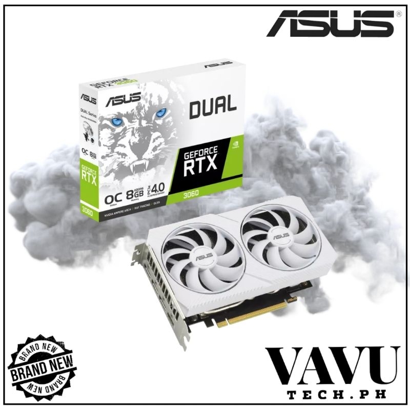 ASUS Dual GeForce RTX 3060 OC Edition 8GB GDDR6, Graphics Card