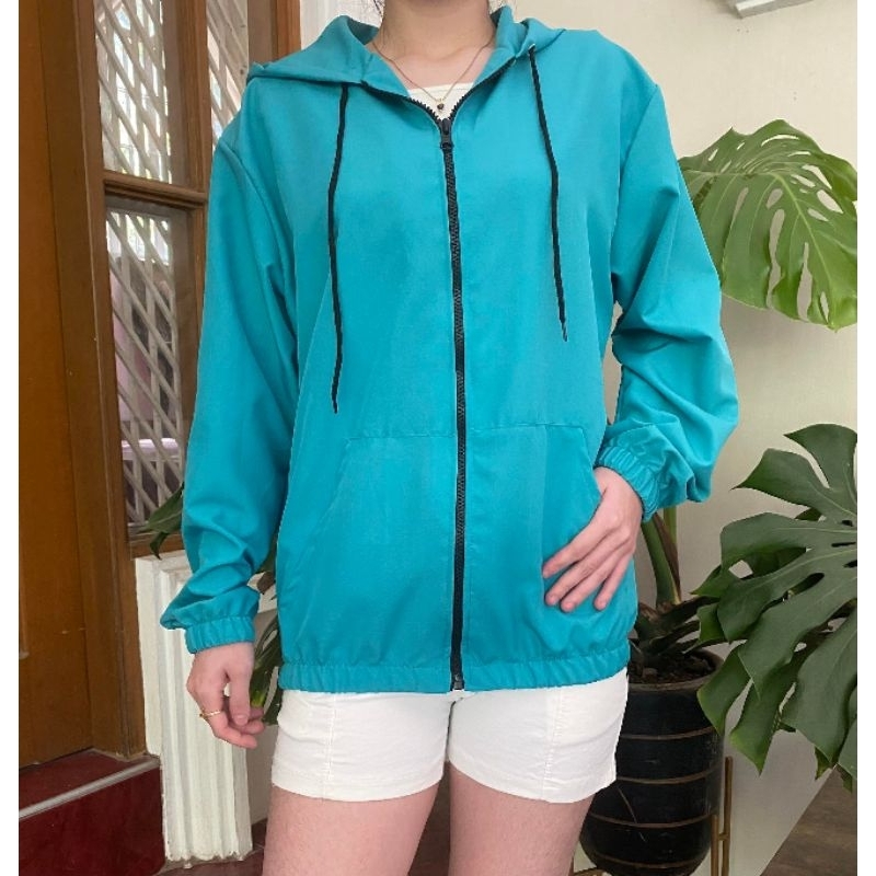 Unisex Taslan windbreakers jacket with Hood zip Shopee Philippines