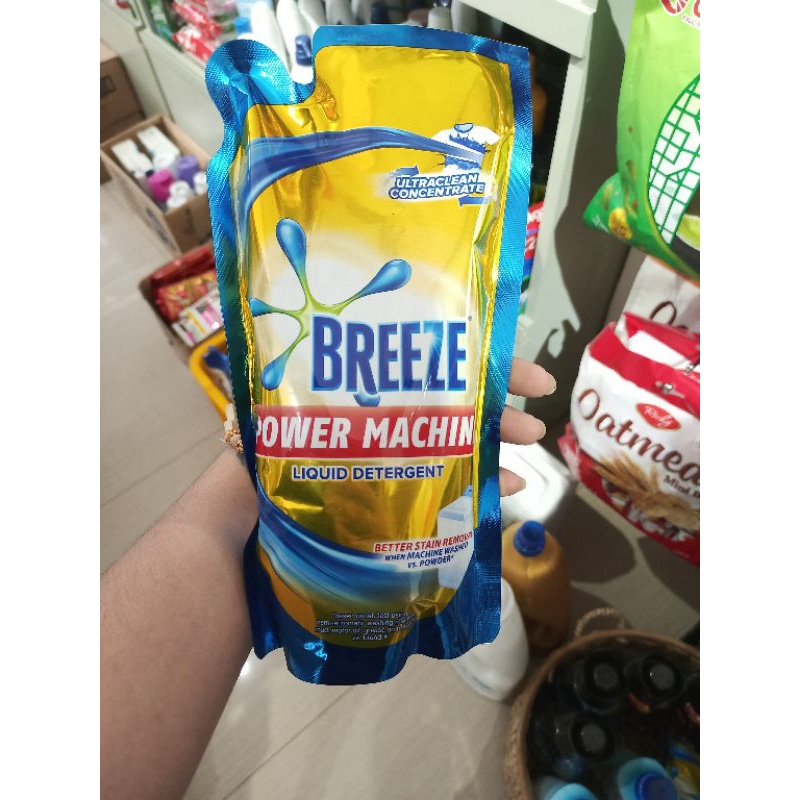 BREEZE POWER MACHINE LIQUID DETERGENT POUCH 670mL Shopee Philippines