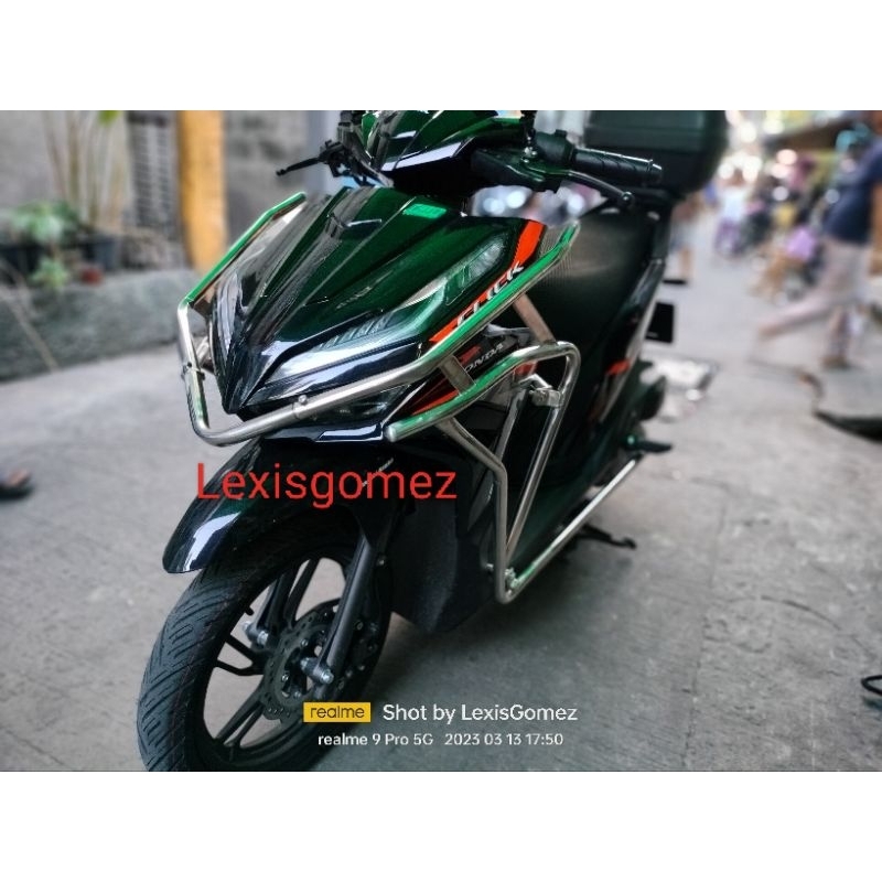 Honda Click v2 v3 v4 v5 Crash Guard Stainless 304 | Shopee Philippines