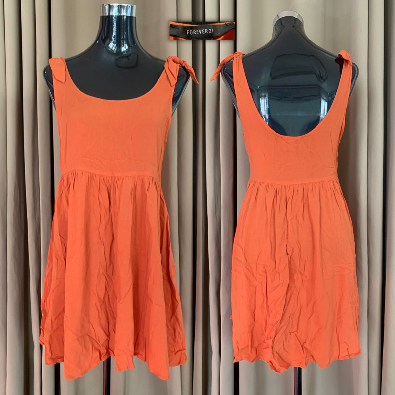 Orange dress hotsell forever 21