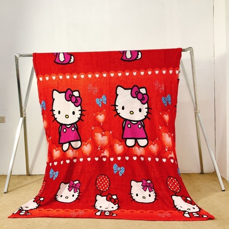 Hello Kitty Fleece Blanket 135cmx200cm Shopee Philippines