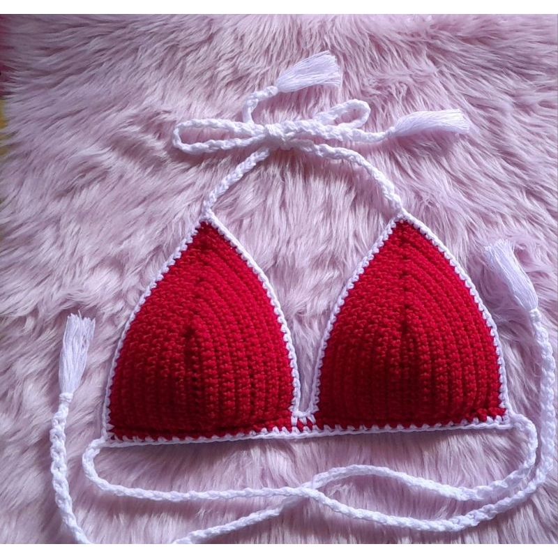 Crocheted Bikini Top/Summer Bikini top crochet/Bikini Top crochet ...