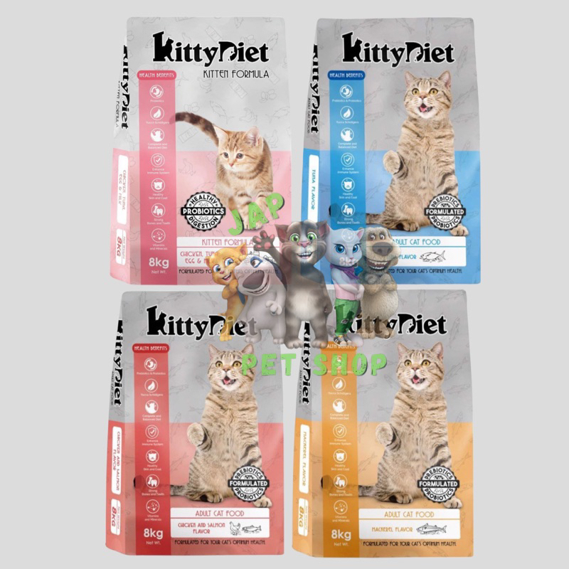 Kitty Diet Cat Food for Kitten & Adult 8kg | 1 Sack | Shopee Philippines