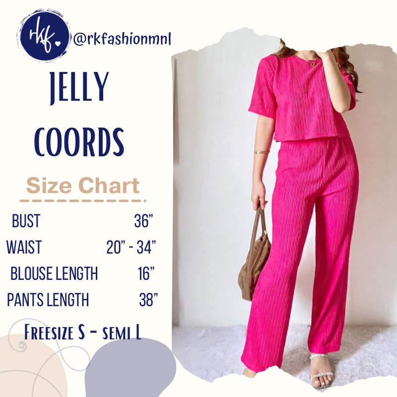 RKFashionMnl | Jelly Coordinates | Bark Crepe & Crinkled Fabric ...