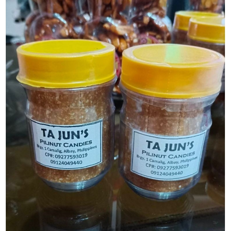 PILI NUT BRITTLE in (SMALL jar) and (BIG jar) Shopee Philippines