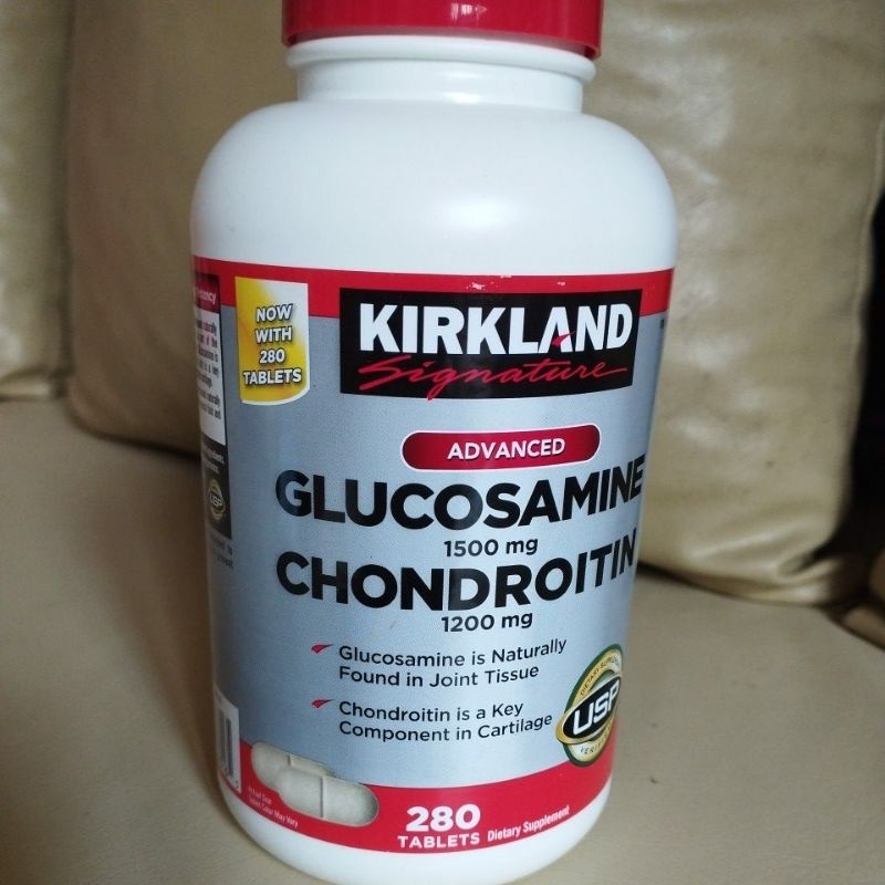 Kirkland Signature Advanced Glucosamine 1500mg Chondroitin 1200mg 280  tablets