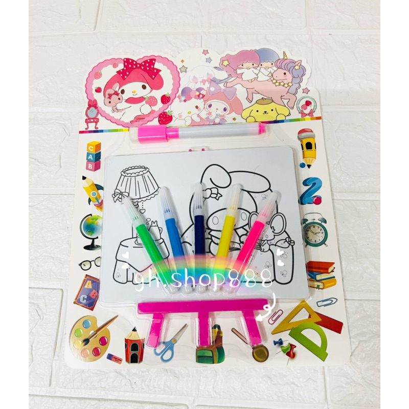 Unicorn Sanrio 2 in 1 Diy Pictures For Kid Children Painting W/Drawing ...